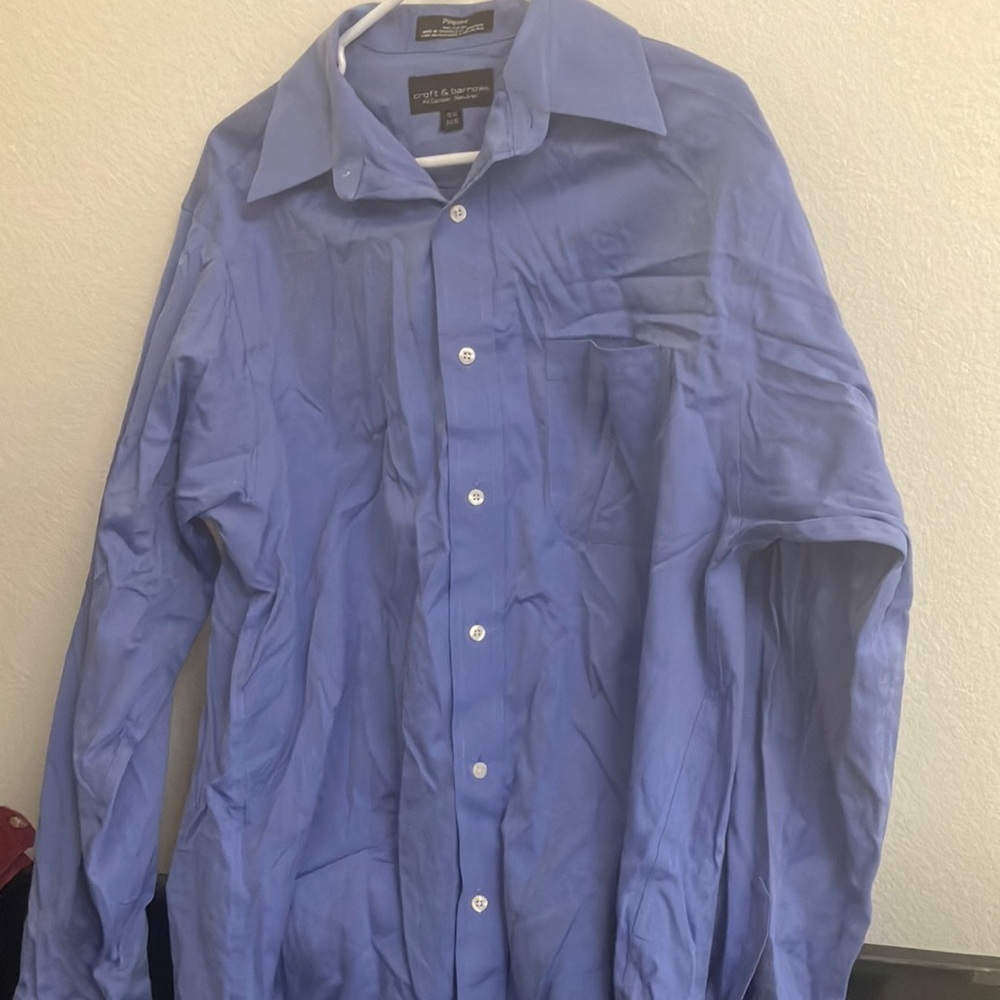 FINAL MARKDOWN Croft and barrow men’s shirt 15 1/2 34/35